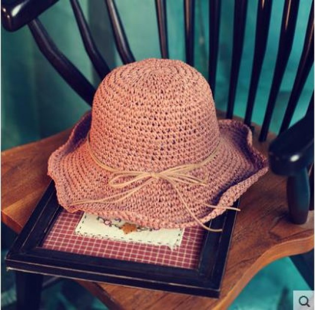 [해외] 신상 여성 여름 썬케어 밀짚모자 접이식 비치모자 차양 모자