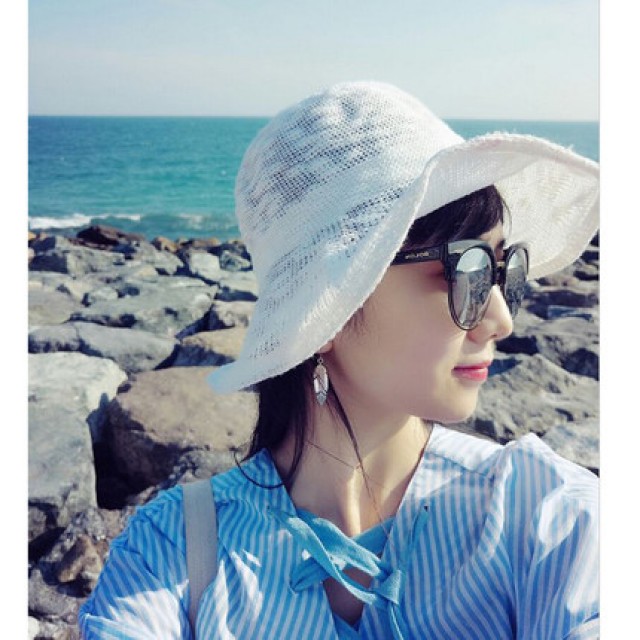 [해외]W15E0E4 핫신상 여성 여름용 시원한 망사 태양 모자