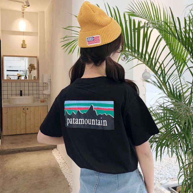 [해외] 하라주쿠 bf 여성 캐주얼 패션 반팔 티셔츠
